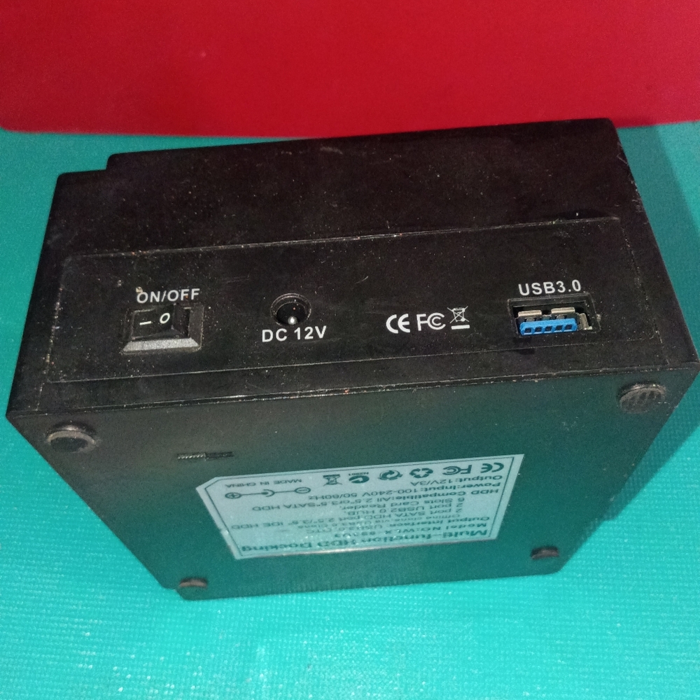 Portable USB 3.0 Power Hub - Black